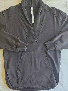 Athleta Women's V-Neck Pullover Sweater - Charcoal Gray